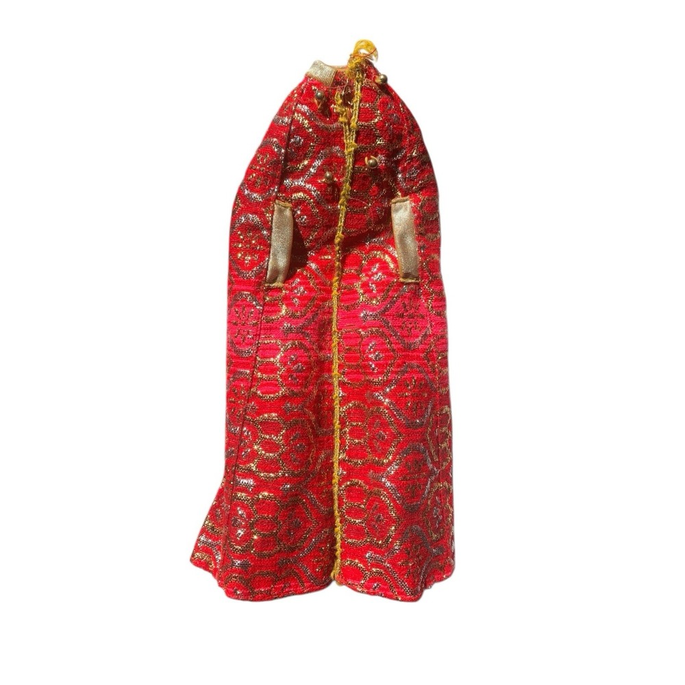 1977 Barbie Brocade Shine For TV Time Red Cape Superstar Era 9in Mattel 9920